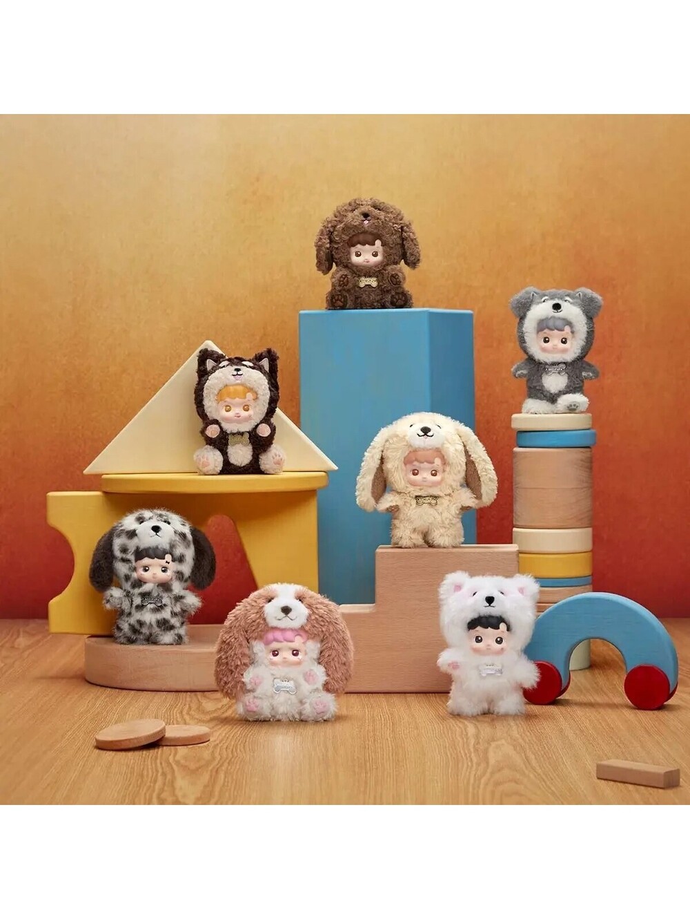 POP MART HACIPUPU Take Me Home Series Vinyl Plush Pendant Blind Box CASE of 6